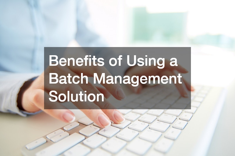 Benefits of Using a Batch Management Solution