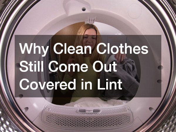Why Clean Clothes Still Come Out Covered in Lint